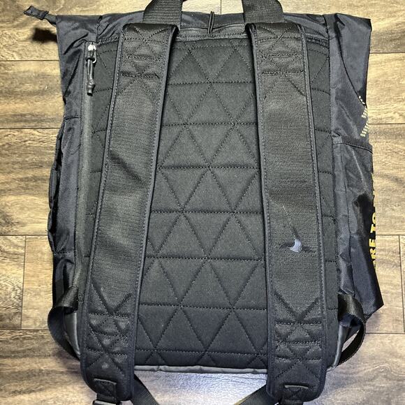 Nike Vapor Energy 2.0 Training Backpack N7 Black Roll Top Side Handle Vented EUC main image 8